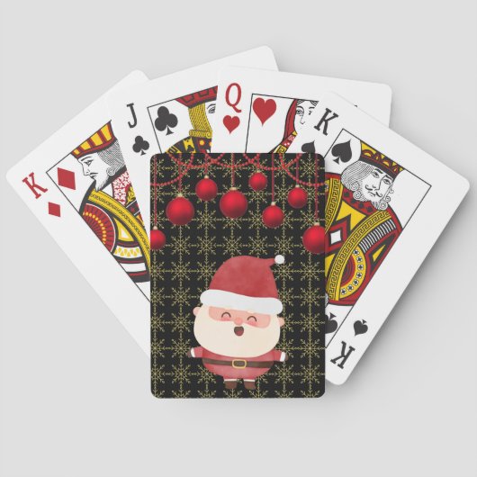 Naipes navideños pokerkaarten (Achterkant)