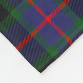 Nairn Clan Badge Tartan Pset Fleece Deken (Hoek)