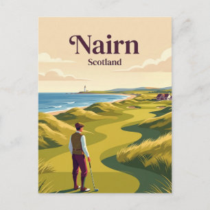 Nairn Golf Club, Schotland Briefkaart