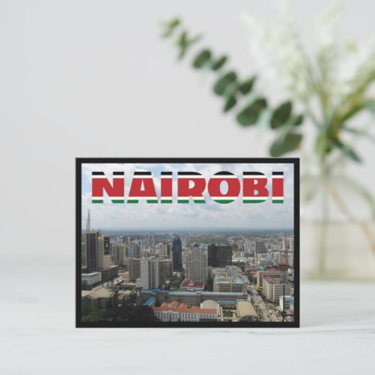 Nairobi - Briefkaart Kenia (Staand voorkant)