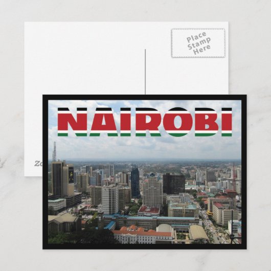 Nairobi - Briefkaart Kenia (Voorkant / Achterkant)