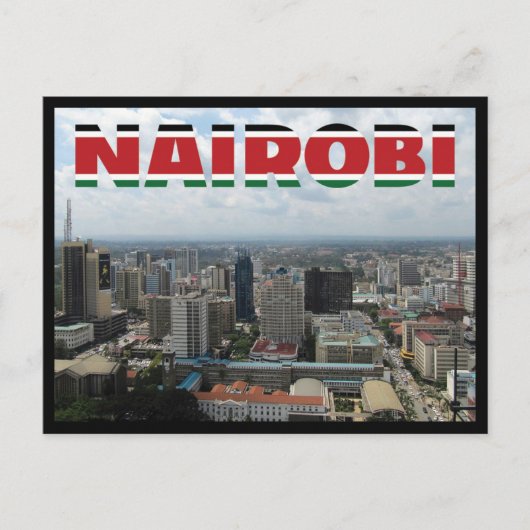 Nairobi - Briefkaart Kenia (Voorkant)
