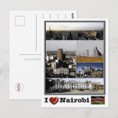 Nairobi - I love Mosaic - Kenya - Briefkaart (Voorkant / Achterkant)