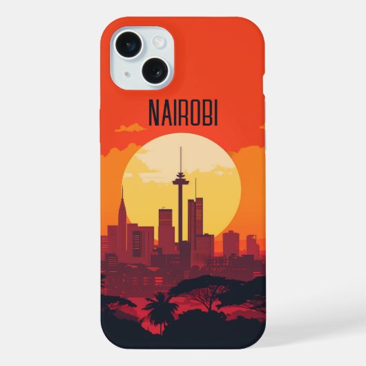 Nairobi iPhone Hoesje (Achterkant)