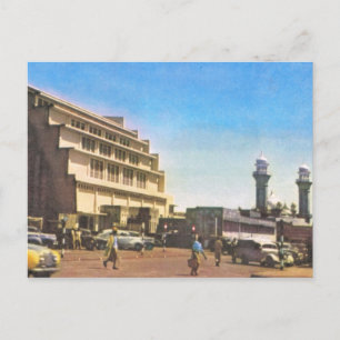 Nairobi, Kenia, Gedekte markt en moskee Briefkaart