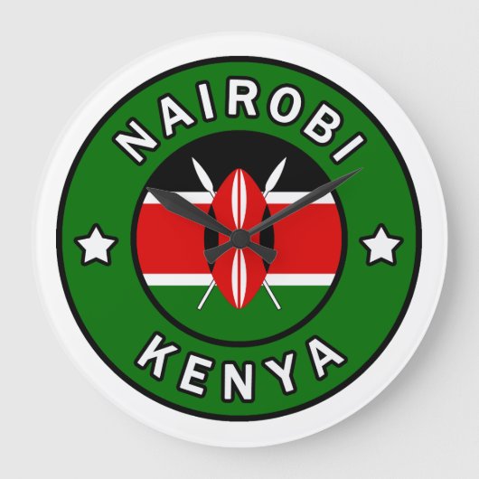 Nairobi Kenia Grote Klok (Voorkant)