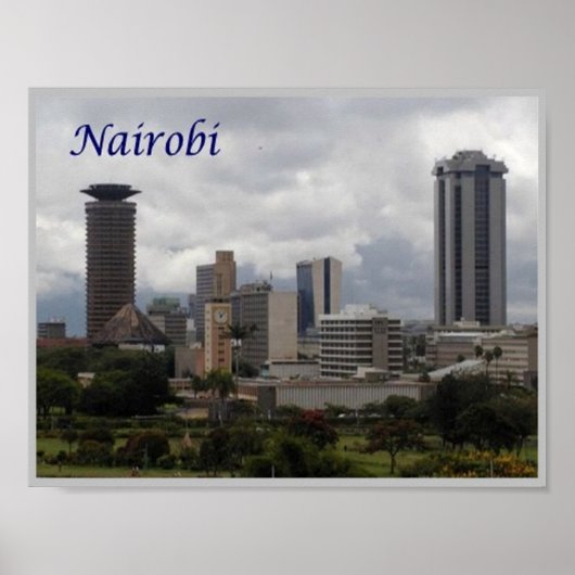 Nairobi - Kenia - Panorama - Poster (Voorkant)