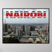 Nairobi - Kenia Poster (Voorkant)