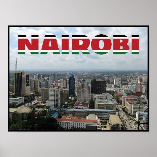 Nairobi - Kenia Poster (Voorkant)