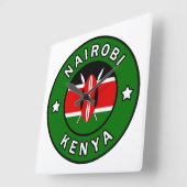 Nairobi Kenia Vierkante Klok (Hoek)