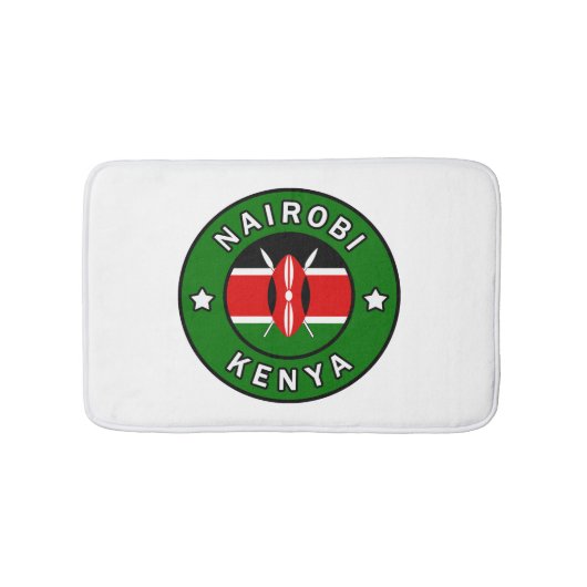 Nairobi Kenya Badmat (Voorkant)