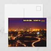 Nairobi Kenya Briefkaart (Voorkant / Achterkant)