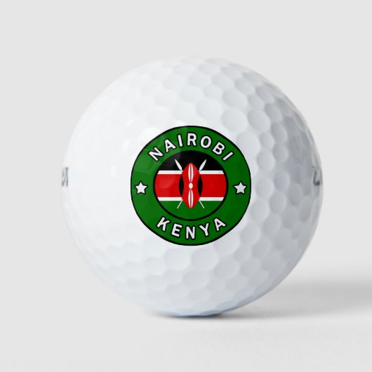 Nairobi Kenya Golfballen (Voorkant)
