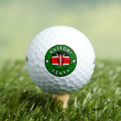 Nairobi Kenya Golfballen (Insitu Shirt)