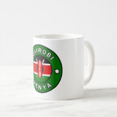 Nairobi Kenya Koffiemok (Voorkant rechts)