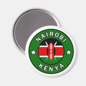 Nairobi Kenya Magneet (Voorkant / Achterkant)