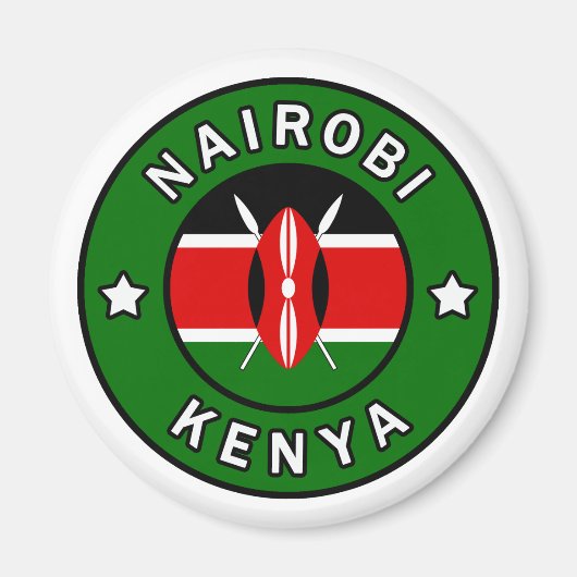 Nairobi Kenya Magneet (Voorkant)