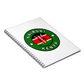 Nairobi Kenya Notitieboek (Rechterzijde)