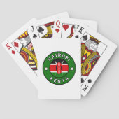 Nairobi Kenya Pokerkaarten (Achterkant)