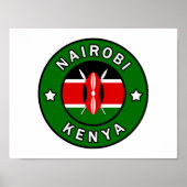 Nairobi Kenya Poster (Voorkant)