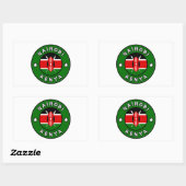 Nairobi Kenya Rechthoekige Sticker (Vel)