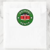 Nairobi Kenya Rechthoekige Sticker (Tas)