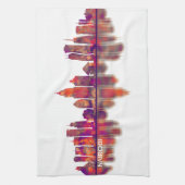 Nairobi Kenya Skyline Theedoek (Verticaal)