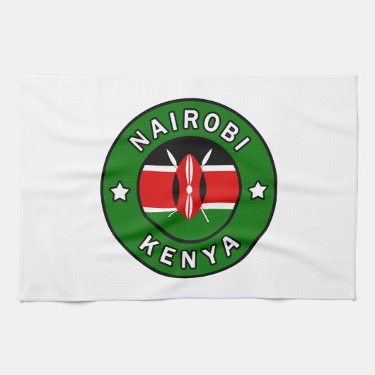 Nairobi Kenya Theedoek (Horizontaal)