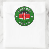Nairobi Kenya Vierkante Sticker (Tas)