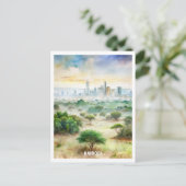 Nairobi Nationaal Park Waterverf Schilderen Briefkaart (Staand voorkant)