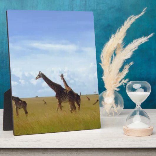 Nairobi National Park Giraffe Design Fotoplaat (Zijkant)