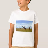 Nairobi National Park Giraffe Design T-shirt (Voorkant)
