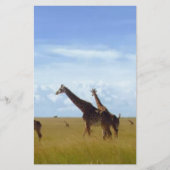 Nairobi National Park Giraffes Briefpapier (Voorkant)