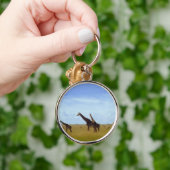 Nairobi National Park Giraffes Sleutelhanger (Hand)