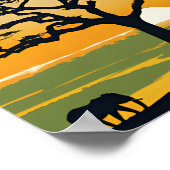 Nairobi National Park Reizen Poster (Hoek)