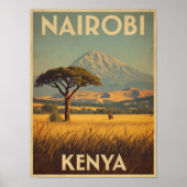 Nairobi reizen Poster (Voorkant)