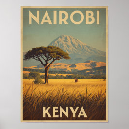 Nairobi reizen Poster