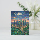 Nairobi Upper Hill Kenia Briefkaart (Staand voorkant)