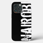 Nairobi - Urban Style, Black and White iPhone Case (Achterkant)
