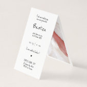 Naissance Bastien Kaart (Achterkant)