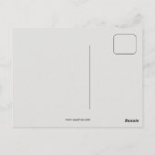 Naive Art Deco Little Red Riding Hood Briefkaart (Achterkant)