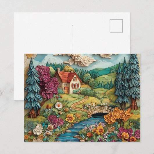 NAIVE Art postcard Briefkaart (Voorkant / Achterkant)