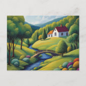 NAIVE ART postcard Briefkaart (Voorkant)