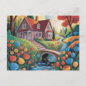 NAIVE ART postcard Briefkaart (Voorkant)