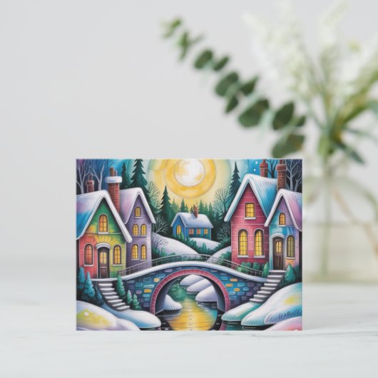 NAIVE ART Postcards Briefkaart (Staand voorkant)