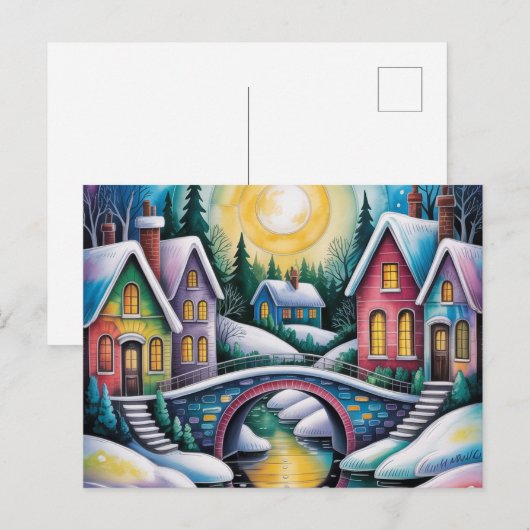 NAIVE ART Postcards Briefkaart (Voorkant / Achterkant)