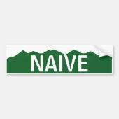 Naive Colorado Bumpersticker (Voorkant)