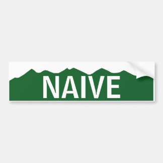 Naive Colorado Bumpersticker