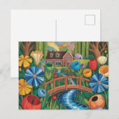 NAIVE ILLUSTRATION postcard Briefkaart (Voorkant / Achterkant)