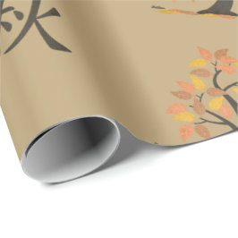 Najaar (秋) Herfst bladeren Gift Wrapping Paper Cadeaupapier